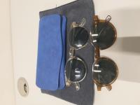 CS1562/2025 VELVET BLU BAG WITH 2 SUNGLASSES