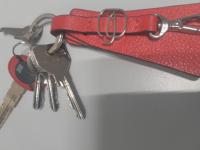 CS1976/2025 KEYS AND RED KEYRING